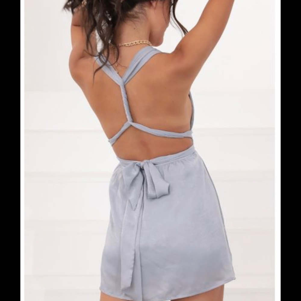 Lucy in the Sky Silver Romper